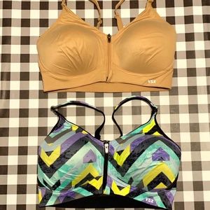 Victoria's Secret VSX Sports Bras Front Close 36D